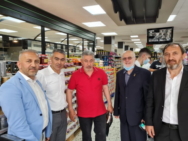 Erbakan Vakfı Almanya Temsilcileri Esnaf Ziyaretinde