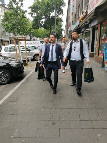 Erbakan Vakfı Almanya Temsilcileri Esnaf Ziyaretinde