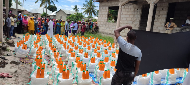 Erbakan Vakfı Avrupa'dan Tanzanya'ya yardımeli uzandı