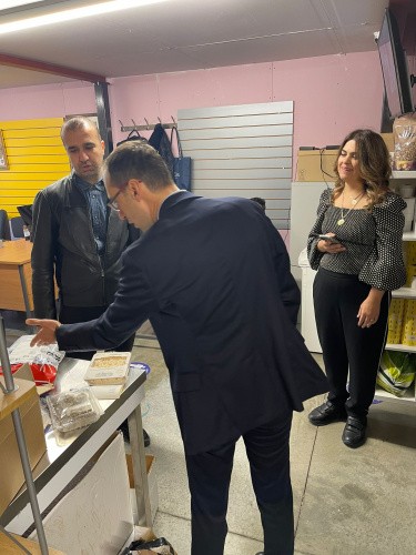 Başkonsolos Atahan Esnaf Ziyaretinde