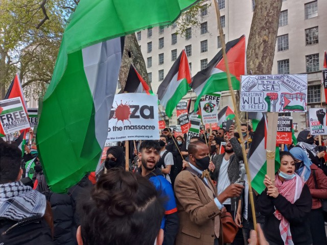 Londra'da Filistin i&ccedil;in acil &ccedil;ağrı