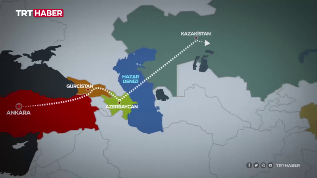 &Ccedil;in'e giden 3.ihracat treni Anadolu yollarında