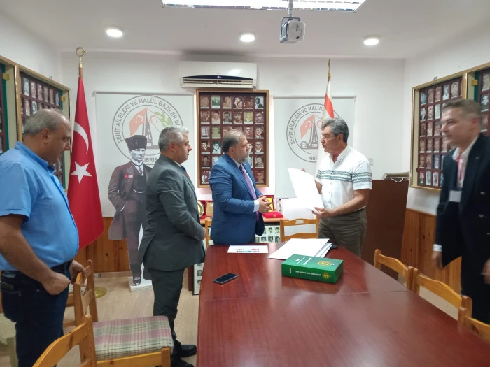 Global Business Management Derneği'nden Şehit Aileleri ve Mal&uuml;l Gaziler Derneğine Anlamlı Ziyaret