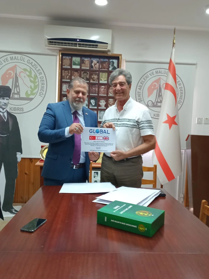 Global Business Management Derneği'nden Şehit Aileleri ve Mal&uuml;l Gaziler Derneğine Anlamlı Ziyaret