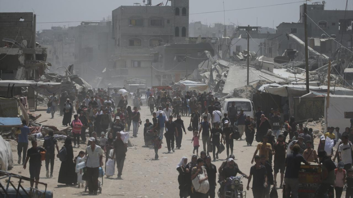 BM: Gazze'de her 10 kişiden 9'u zorla yerinden edildi