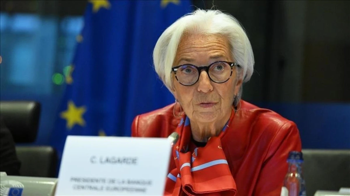 European Central Bank chief says inflation to stabilize at 2% target in medium term