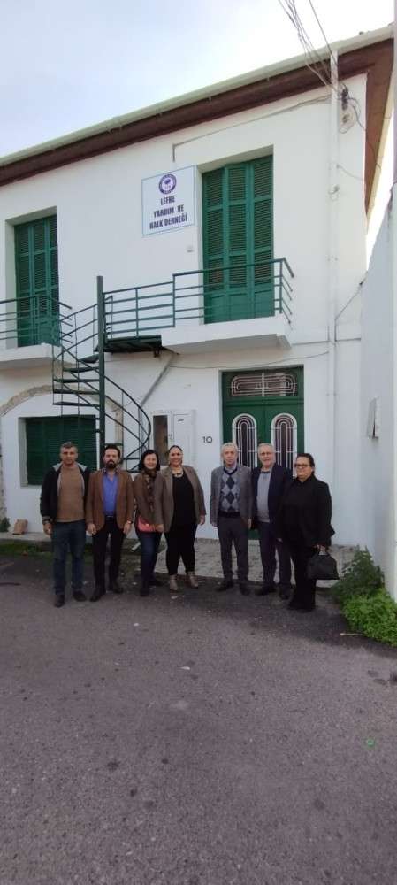 Global Business Management İşadamları Derneği&rsquo;nden  Lefke Yardım ve Halk Derneği Başkanı Dr. Emel Yılmaz&rsquo;a plaket verildi. 