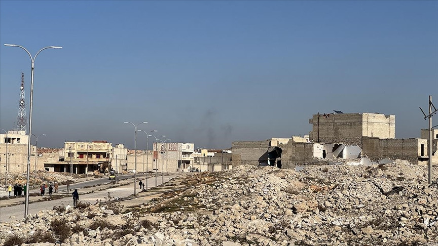 Halep'te Esed rejiminin harabeye çevirdiği mahalleler görüntülendi