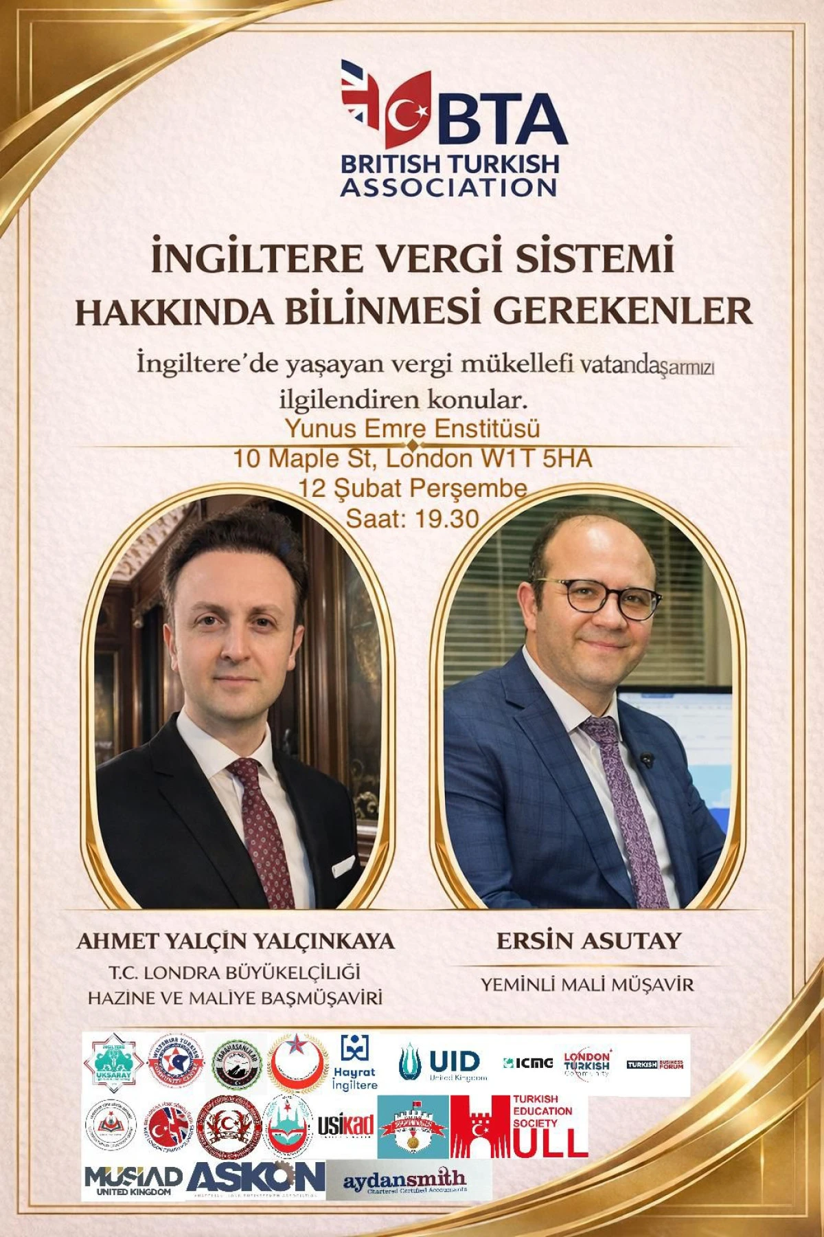 İngiltere&rsquo;de Vergi Sistemi &Uuml;zerine Bilgilendirme Semineri