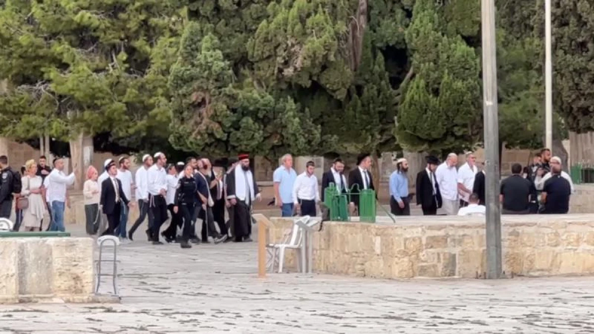 İşgalci İsrailliler, Mescid-i Aksa'ya baskın d&uuml;zenledi