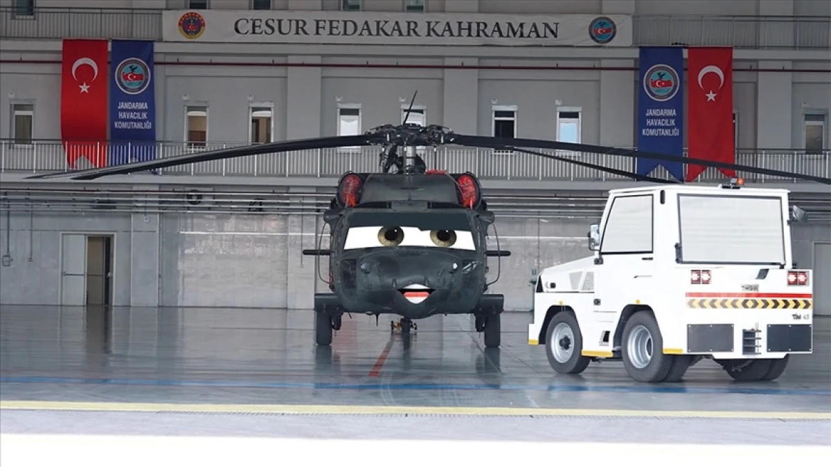 Jandarma Genel Komutanlığı G&Ouml;KBEY helikopteri i&ccedil;in kısa film hazırladı