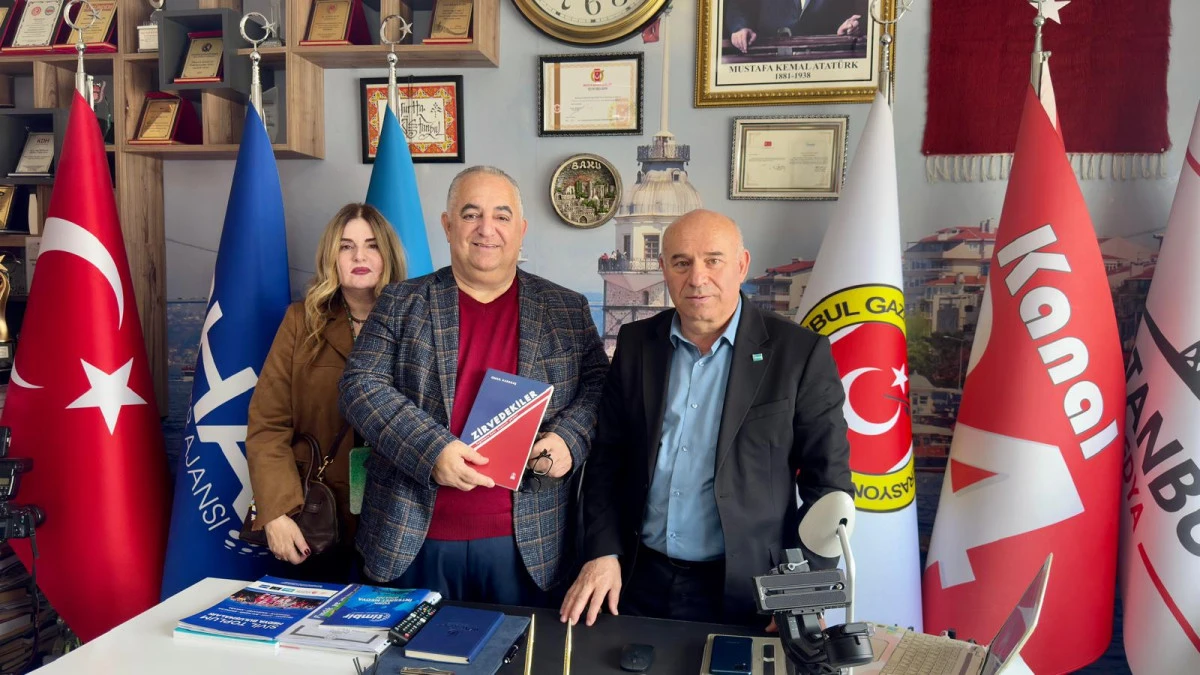 Kıbrıs Gen&ccedil; TV'den İstanbul Medya Grubu'na anlamlı ziyaret