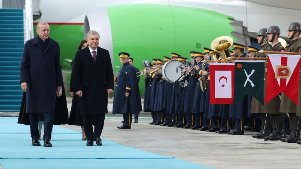 &Ouml;zbekistan Cumhurbaşkanı Mirziyoyev Ankara'da