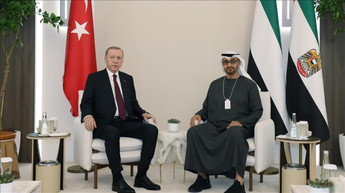 Turkish, UAE presidents discuss Syria, Palestine