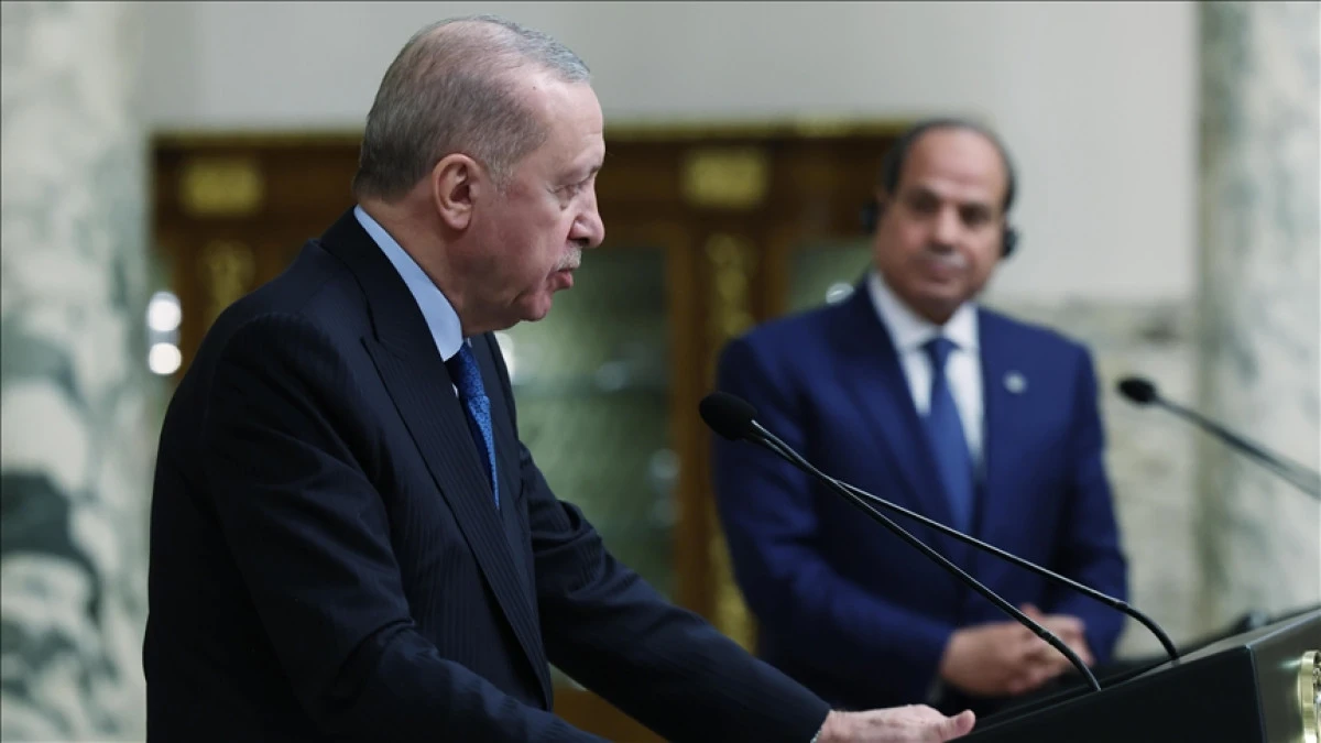 T&uuml;rkiye, Egypt working together on Gaza peace efforts, Libya stability, says President Erdogan