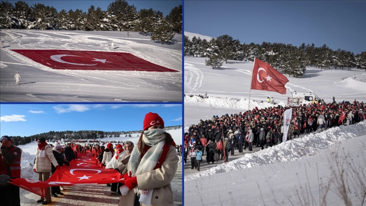 T&uuml;rkiye, Sarıkamış'ta şehitler i&ccedil;in y&uuml;r&uuml;d&uuml;            