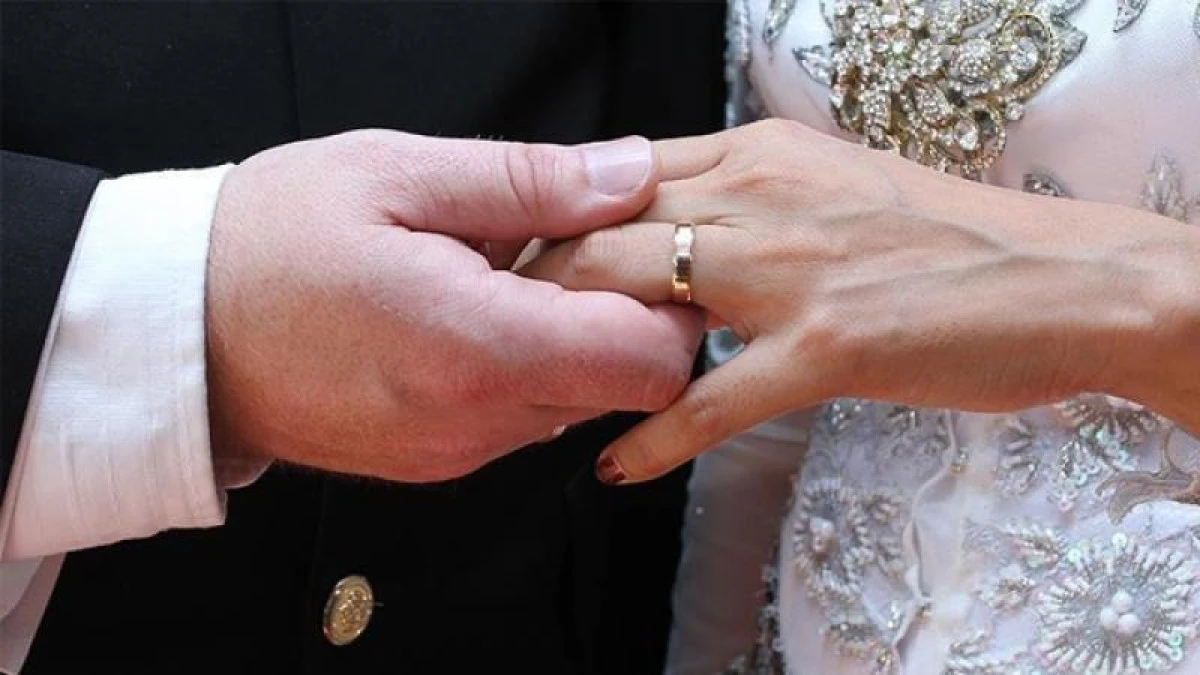 T&uuml;rkiye'de ge&ccedil;en yıl yarım milyondan fazla &ccedil;ift evlendi