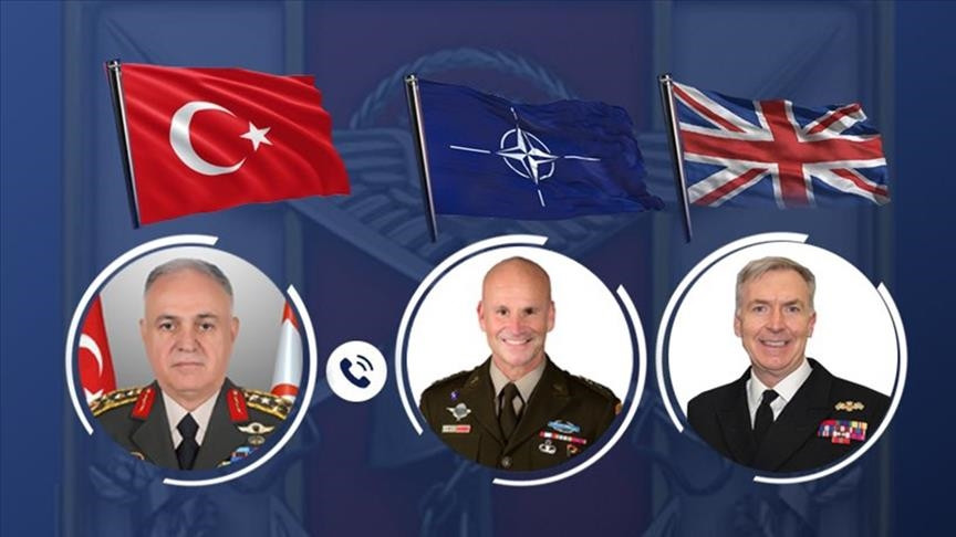 Türkiye’s chief of general staff discusses Syria with UK counterpart, NATO’s Europe commander