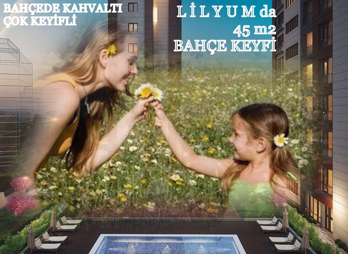 BAH&Ccedil;E KULLANIMLI 2+1 GİRİŞ DAİRELER
